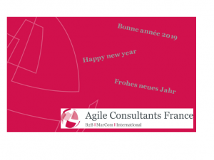 Agile Consultants France et ses partenaires vous présentent tous leurs meilleurs vœux